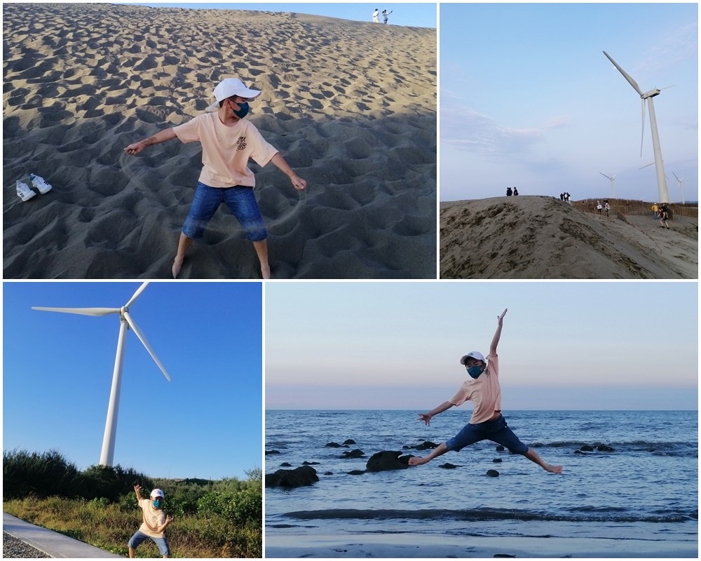 【慢旅行。桃園景點推薦】觀音草漯沙丘|總共造訪五回 , 大園潮音海觀景步道與觀音白沙屯觀景步道有什麼不同 , 潔癖媽媽的旅遊心得與注意事項分享 - 第1張圖