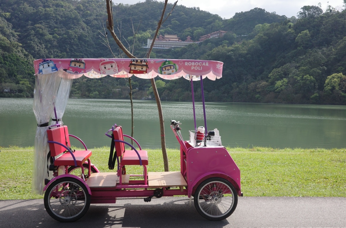 【慢旅行。宜蘭景點推薦】梅花湖一日親子遊 ,【心花鹿Fun農場】遇見水豚君 , 環湖騎行路線攻略 - 第32張圖