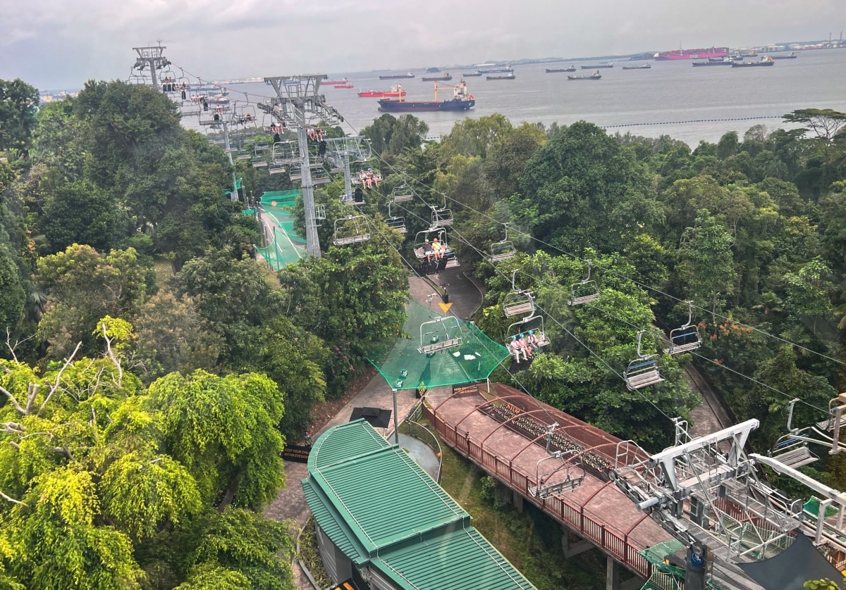 【出走。新加坡】聖淘沙自由行攻略|一次搞懂必玩景點、交通、住宿 , EP3.新加坡空中纜車(Singapore Cable Car) - 第36張圖