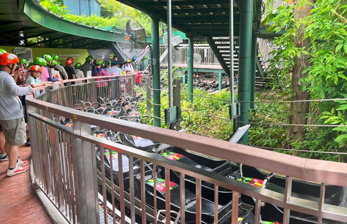 【出走。新加坡】聖淘沙自由行攻略|一次搞懂必玩景點、交通、住宿 , EP2.斜坡滑車與空中吊椅(Skyline Luge & Skyride) - 第37張圖