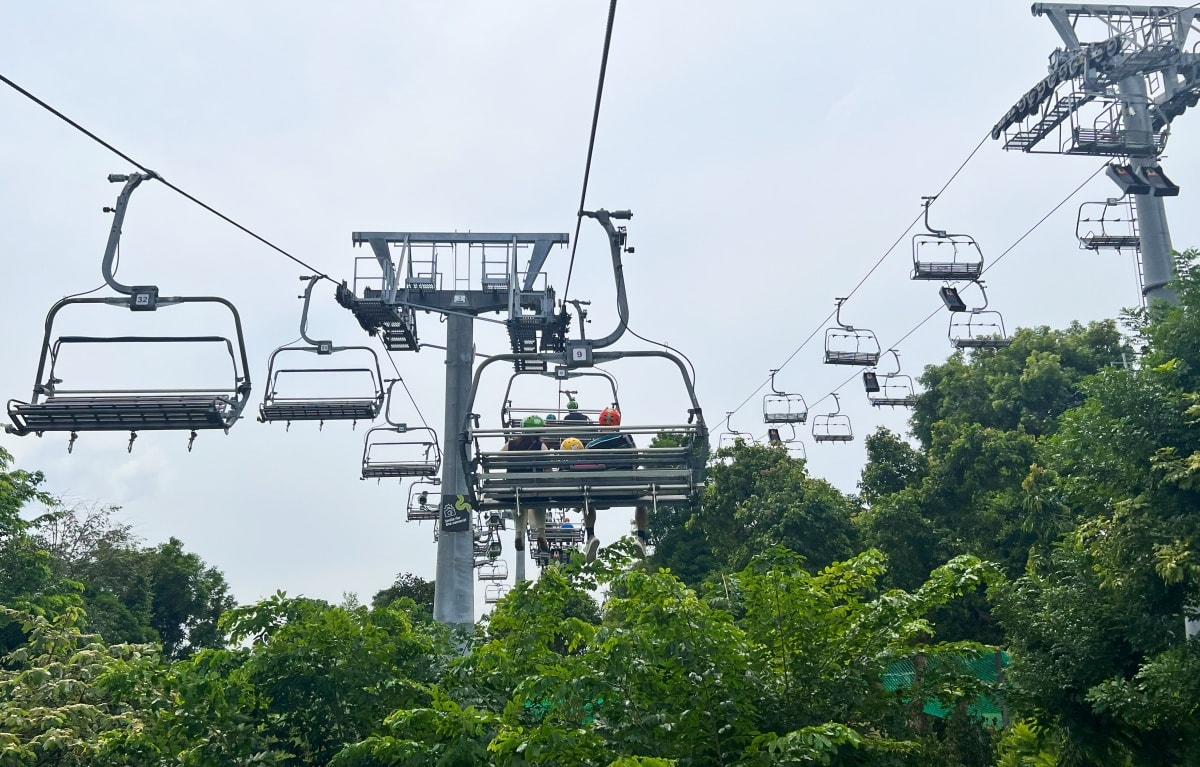 【出走。新加坡】聖淘沙自由行攻略|一次搞懂必玩景點、交通、住宿 , EP2.斜坡滑車與空中吊椅(Skyline Luge & Skyride) - 第46張圖