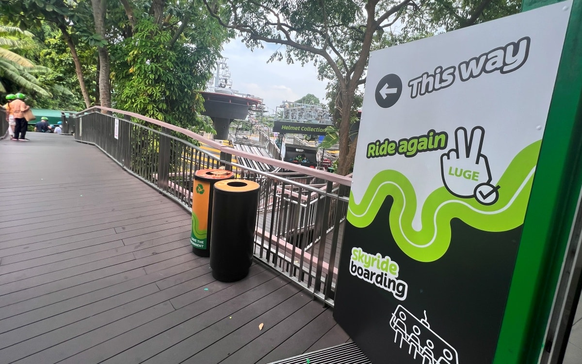 【出走。新加坡】聖淘沙自由行攻略|一次搞懂必玩景點、交通、住宿 , EP2.斜坡滑車與空中吊椅(Skyline Luge & Skyride) - 第48張圖