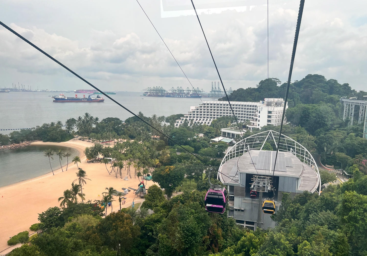 【出走。新加坡】聖淘沙自由行攻略|一次搞懂必玩景點、交通、住宿 , EP3.新加坡空中纜車(Singapore Cable Car) - 第32張圖