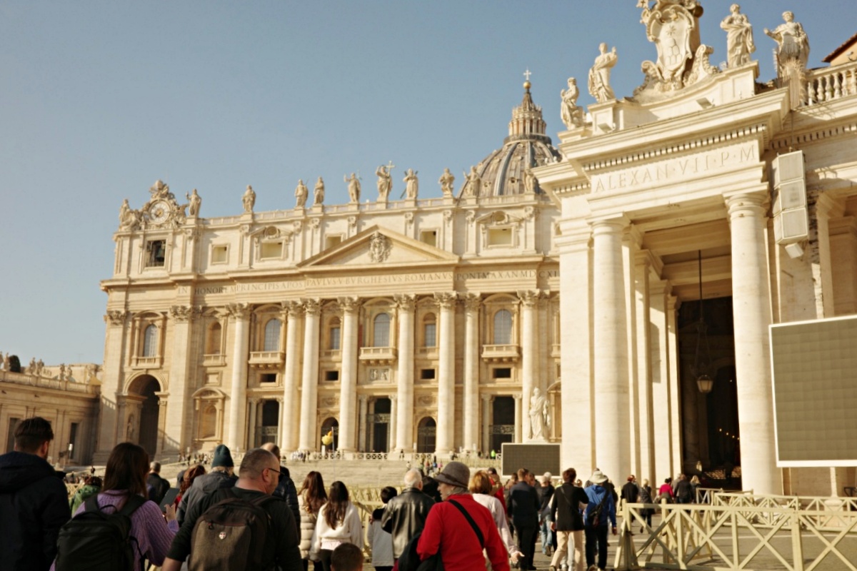 【出走。義大利】梵蒂岡自由行攻略｜一次搞懂必看亮點、購票、交通 , EP2.聖彼得大教堂(Basilica di San Pietro)