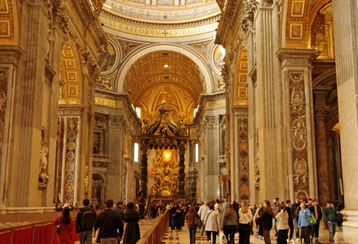 【出走。義大利】梵蒂岡自由行攻略｜一次搞懂必看亮點、購票、交通 , EP2.聖彼得大教堂(Basilica di San Pietro)