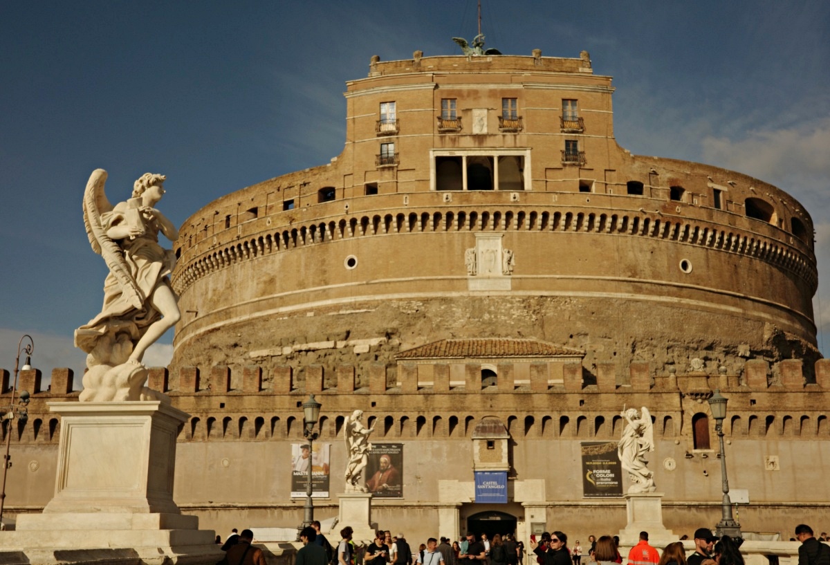 【出走。義大利】梵蒂岡自由行攻略｜一次搞懂必看亮點、購票、交通 , EP3.聖天使城堡(Castel Sant’ Angelo)