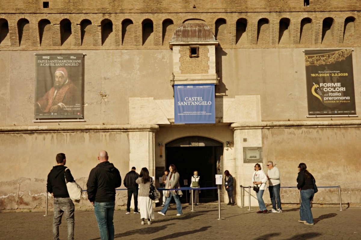 【出走。義大利】梵蒂岡自由行攻略｜一次搞懂必看亮點、購票、交通 , EP3.聖天使城堡(Castel Sant’ Angelo)