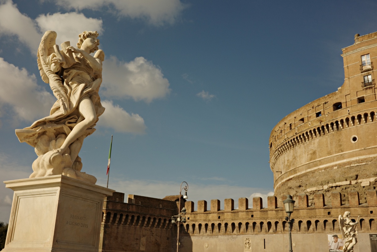 【出走。義大利】梵蒂岡自由行攻略｜一次搞懂必看亮點、購票、交通 , EP3.聖天使城堡(Castel Sant’ Angelo)