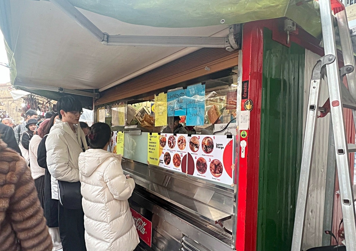 【出走。義大利】佛羅倫斯(Firenze) 7天6夜｜中央市場：我最愛的兩家 ,「Da Nerbone」牛肚包與牛肉包 , 義大利麵老店「F. N. Pasta Fresca」