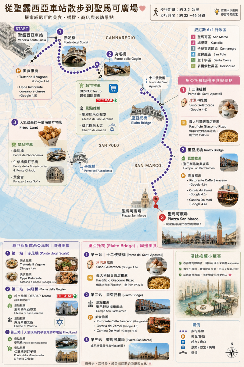 【出走。義大利】威尼斯(Venice)5天4夜|威尼斯散步路線 , 6個行政區介紹 , 必看亮點 × 周邊人氣美食全整理 - 第2張圖 【出走。義大利】威尼斯(Venice)5天4夜|威尼斯散步路線 , 6個行政區介紹 , 必看亮點 × 周邊人氣美食全整理