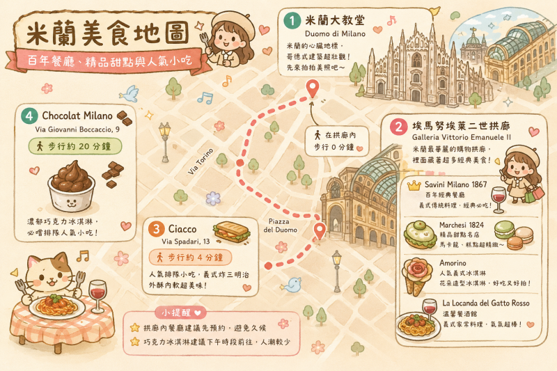 【出走。義大利】米蘭(Milan)3天2夜｜第一次來米蘭必訪地標 ,「米蘭大教堂(Duomo di Milano)」與「埃馬努埃萊二世拱廊(Galleria Vittorio Emanuele II)」